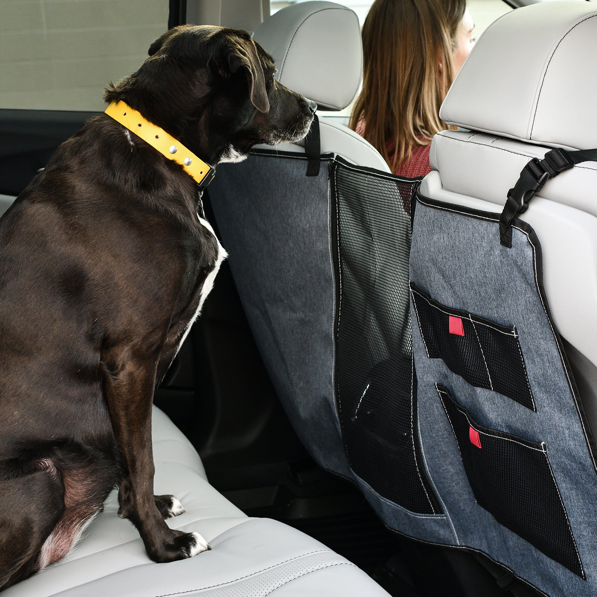 Urban Transit Pet Barrier | how to keep your dog in the backseat while driving | how to keep your car clean | car pet essentials | vertical storage